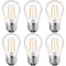 Luxrite A15 LED Edison Light Bulbs 4W (40W Equivalent) 400LM 2700K Warm White Dimmable E26 Base 6-Pack LR21623-6PK - alternate 1